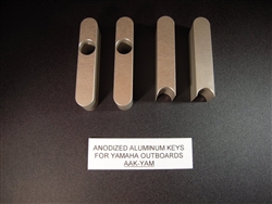 Vibra-Stop anodized key set for Yamaha outboard motors
